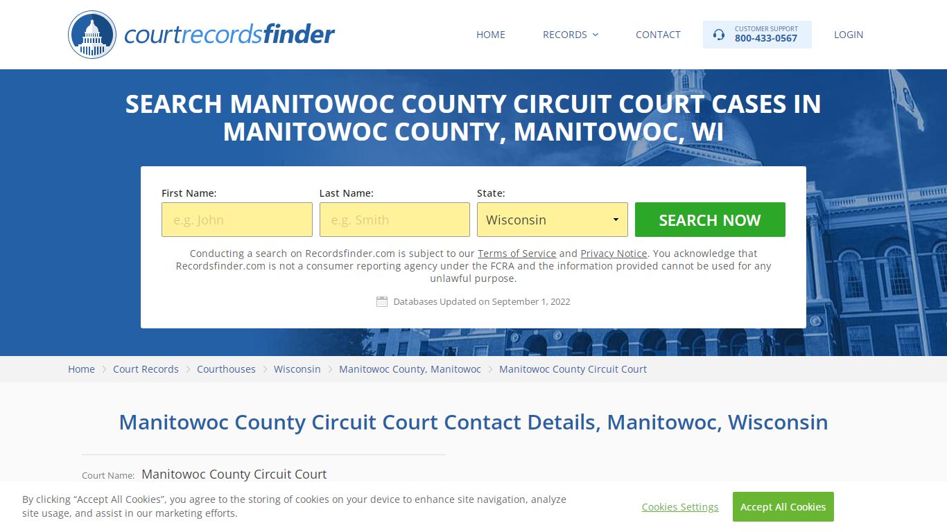 Manitowoc County Circuit Court Case Search - RecordsFinder